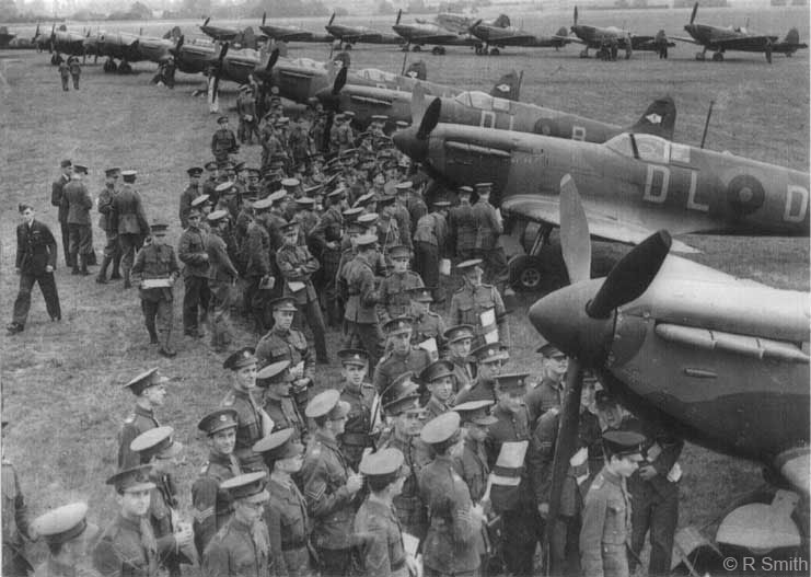 RAF Officers Training Corps visit 1939